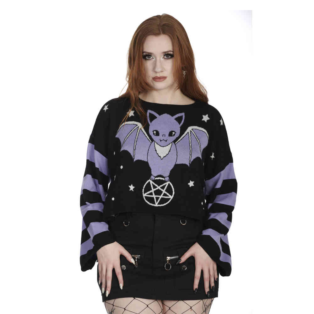 Banned - Kamiko Gebreide trui - Paars